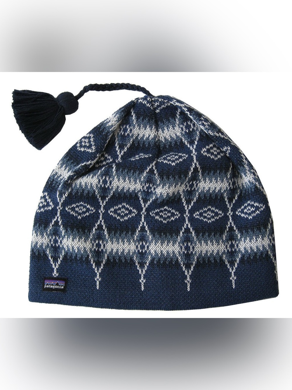 Patagonia Merino wool blend Lightweight Ski Hat Orbit Blue OS gorpcore
